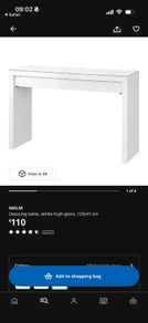 Malm dressing table ikea