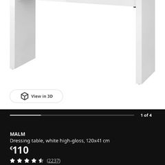 Malm dressing table ikea