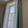 Green black out curtains Image 3