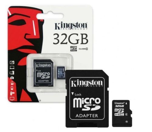 Genuine Kingston Micro Sd 32gb Memory Card Hc Class 10 New 98mb/s Card Sdadapter