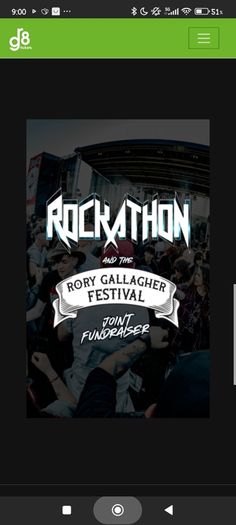 Rockathon- Fundraiser for Rory Gallagher Festival