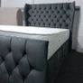 New Dubai Wingback Beds With Mattresses Image 3
