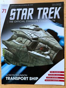 Star Trek The Official Starships Collection Issue 71 Goraths Klingon Ship