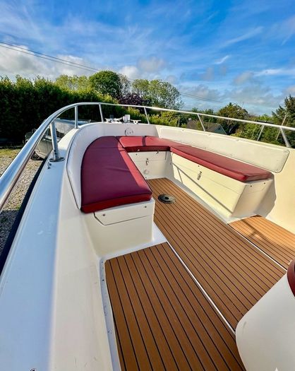 Boat Rare Neptune Barge 750 Open Deck Sports Boat