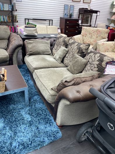 sofa and armchair