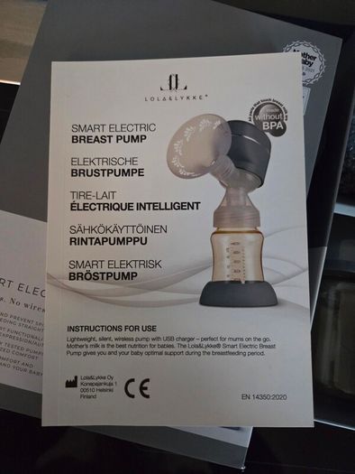 Lola & Lykke Smart Electric Breast Pump Rechargeable, Portable