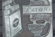 Craven A Cigarette Printing Block