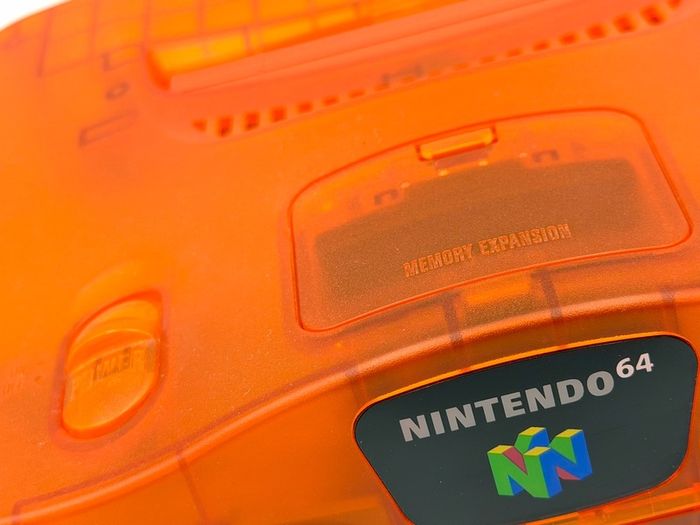 Nintendo N64 Funtastic Fire Orange Console - Mint Condition
