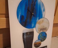 Large Guinness advertising wall clock