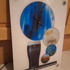 Large Guinness advertising wall clock