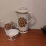 Fabulous Vintage Retro 1970s Tall Coffee Pot, Jug and Sugar Bowl by Jon Anton, International Range, in the Fabulous Funky Camelot Pattern Image 2
