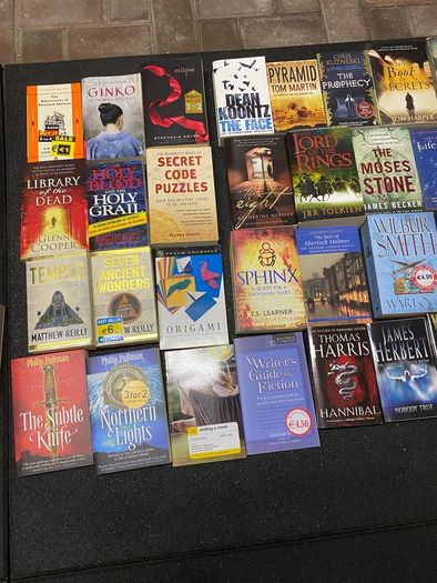book collection ( mostly fiction 80 books)