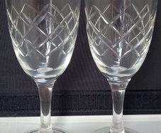 SALE!  Crystal Glasses - Set of 2