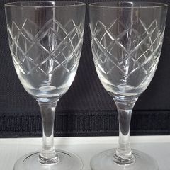 SALE!  Crystal Glasses - Set of 2