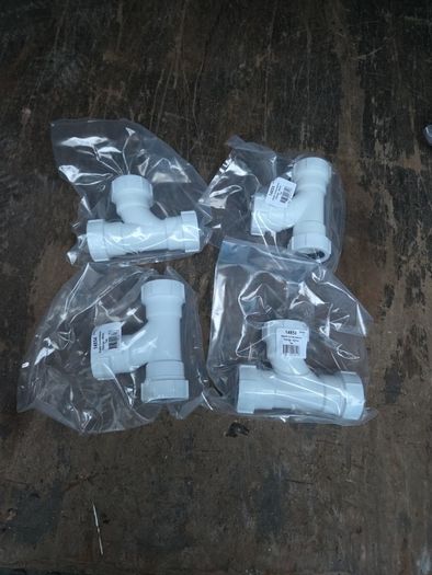 Waste compression fittings