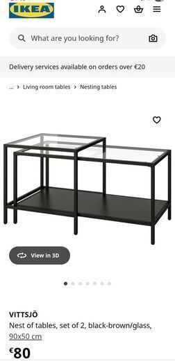 Ikea Vittsjo Nest Of Tables