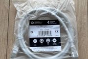 1m CAT6 RJ45 UTP Stranded Flash Moulded Network Cable White.