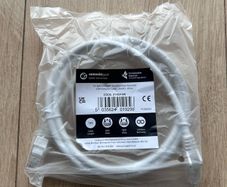 1m CAT6 RJ45 UTP Stranded Flash Moulded Network Cable White.