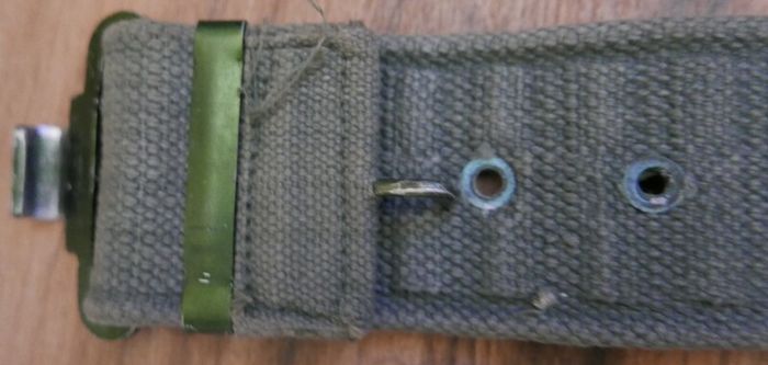 BRITISH ARMY 58 Patt WEBBING Belt Genuine Para SAS VIntage Canvas Falklands