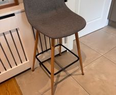 Grey Bar Stool