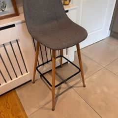 Grey Bar Stool