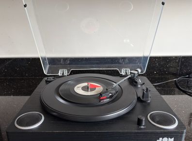 JAM Turntable with Built-In Speakers