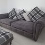 DFS Woodland 4 Seater Sofa, Matching Footstool - Immaculate Condition Image 3
