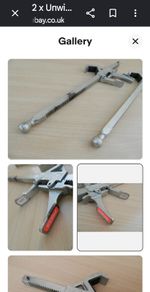 2 wheelchair clamps for Bus or car van etc