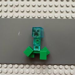lego Minecraft min052 Creeper minifigure, Charged Creeper
