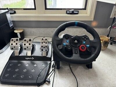 Logitech G29 Steering Wheel, Pedals, PlaySeat Frame