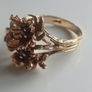 9ct gold sapphire ring size M Image 5