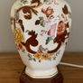 Masons Brown Velvet Ironstone Table Lamp. Image 3