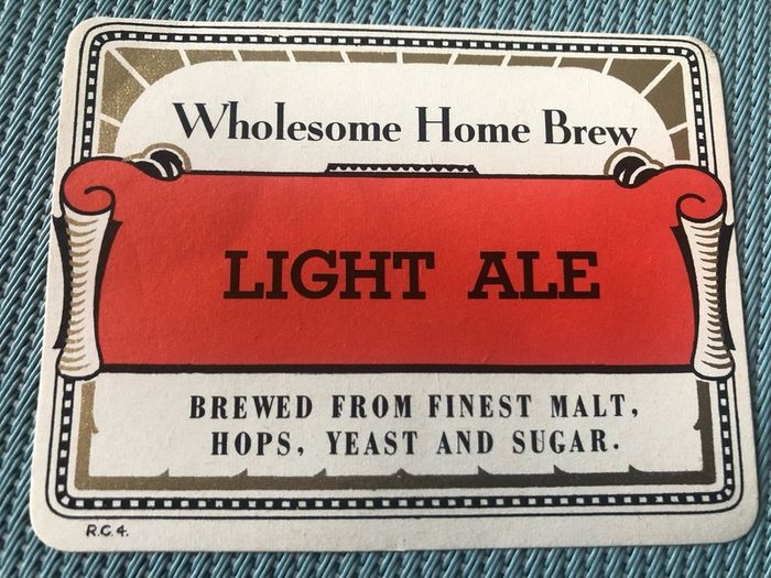 Collection of vintage Home Brew Lables