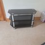 Black Glass Tv Stand Image 2