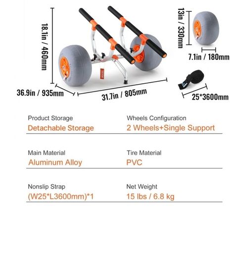 Kayak trolley