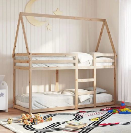 Kids Wooden Bunk Bed