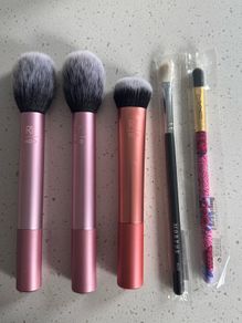 Mac, morphe, real techniques brushes