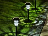 Solar Outdoor Lights, 8 Pack Solar Pathway Lights, Bright Solar Garden Lights, Waterproof Led Solar Yard Lights for Patio, Lawn, Yard, and Landscape-(Cold White)