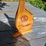 Vintage Ukrainian Bandura Miniature Souvenir - Wooden Decor Image 4