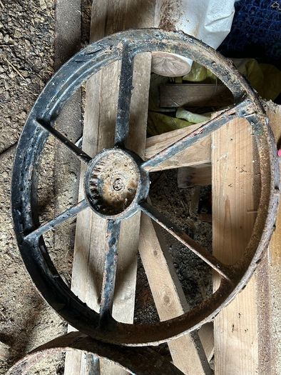 Cast iron wheels