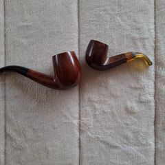 2 x Vintage Tobacco Pipes one very rare small pipe