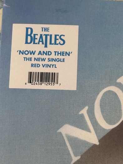 The Beatles Now and Then 12 Red Vinyl New and Sealed