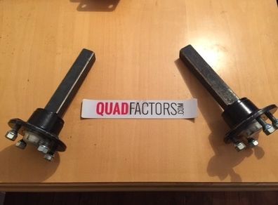 Trailer Hub Stub Axles ( 1 Pair )