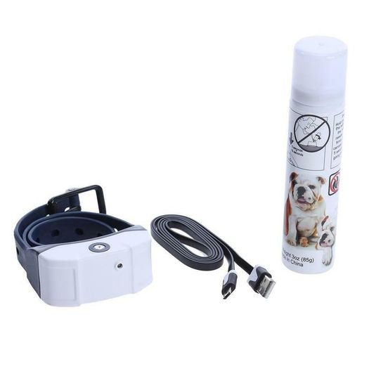 Rechargeable Dog Collar Anti Bark Pet Training Stop Barking Citronella Spray