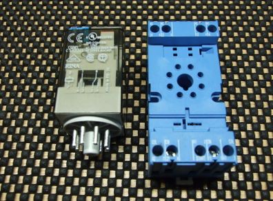 Relay and base (2 pole)
