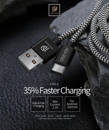 DUX DUCIS 2.1A Type-c USB Charging Cable 3m