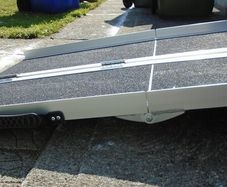 Portable wheelchair ramp. Wheelchair ramp. Foldable ramp