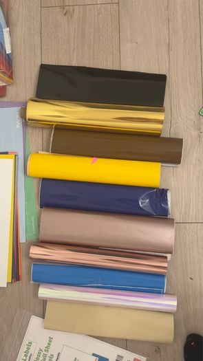 Lots of vinyl and iron on vinyl