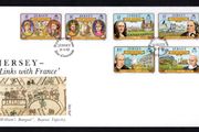 1982 Jersey Links with France Commemorative Stamps First Day Cover (FDC)