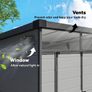 Plastic Garden Shed 6 x 6ft Image 6